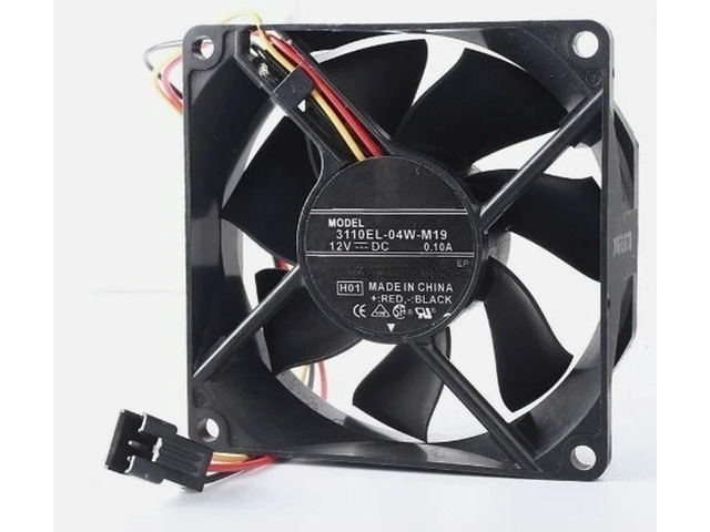 3110EL-04W-M19 3110EL 04W M19 Cooling Fan 80 * 80 * 25mm 12V 0.10A 3 Pin Fast Delivery