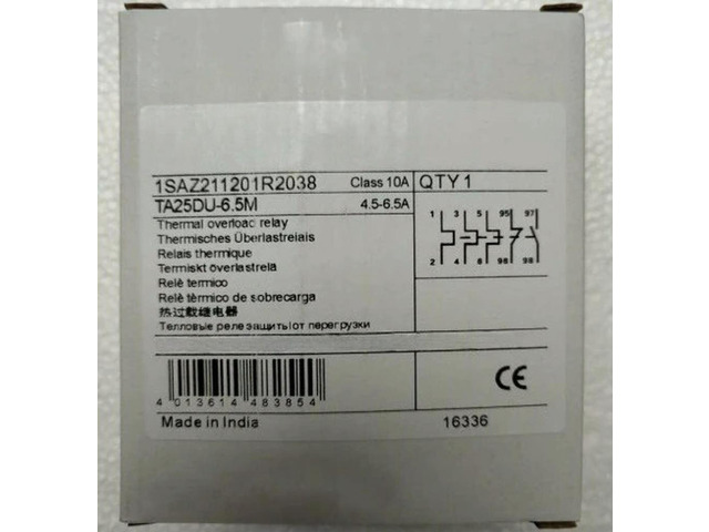 TA25DU-6.5M Button Thermal Overload Relay 4.5-6.5A Fast Delivery
