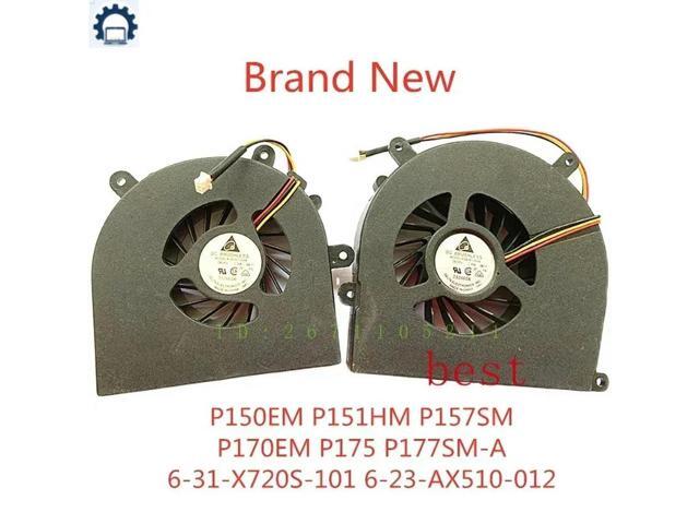 FORCPU Cooling Fan, GPU Fan, fit for P150EM, P151HM, P157SM, P170EM, P175, P177SM-A, 6-31-X720S-101, 6-23-AX510-012, Ne