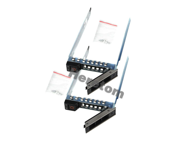 2PCS DXD9H 2.5' Hard Drive TRAY CADDY For Gen14/15/16 R760 R750 R760xs R640 R740 R740XD HDD Caddy Bracket
