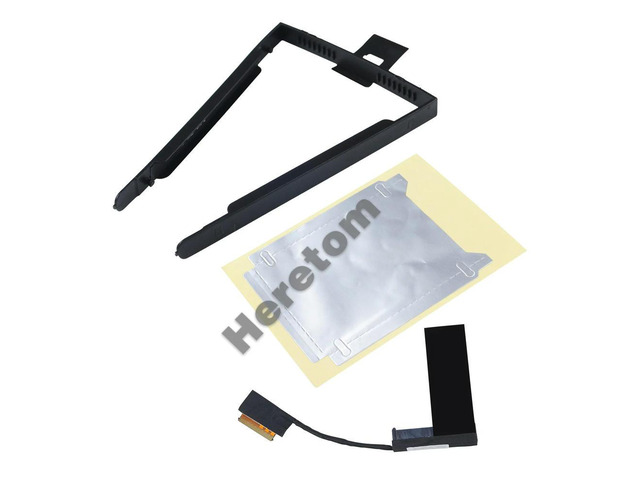 Heretom HDD SSD Hard Drive Caddy Cable Adapter+ Cable+ Tin Foil for ThinkPad T570 T580 P51S P52S