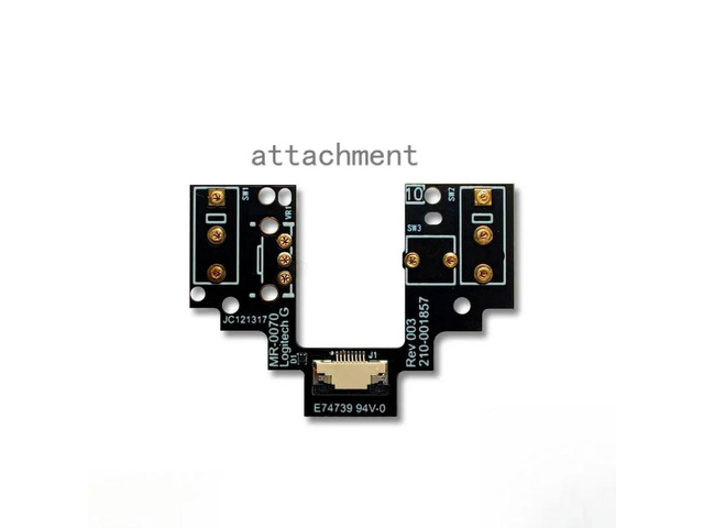 Mouse Hot-swap Motherboard Button Board + TTC Micro Switch Replacement for G Pro Gaming Mouse
