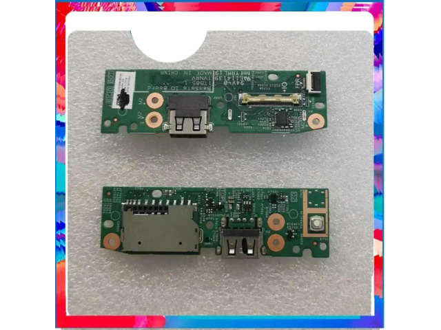 For Inspiron 14 5481 5482 5491 2-in-1 power button USB SD card reader board W cable 2y03w 02y03w