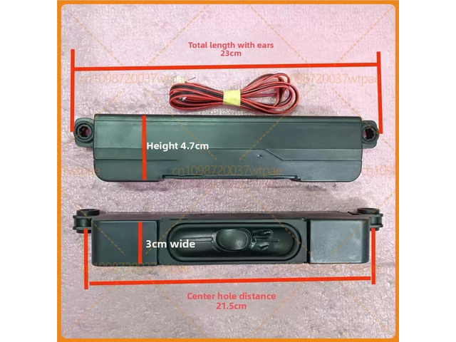 2pcs For Skyworth TV Speaker 39Q3A0 6Ohm 10W Hole Spacing 21.5cm Fit 50H8M 55H8M 55H5 65H5