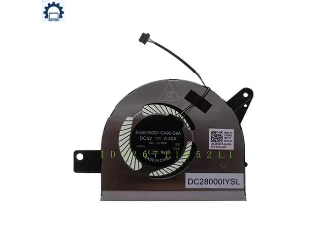 09VK27 9VK27 For Latitude 5580 5590 Laptop Heatsink DC28000IYSL Cooling Fan Replacement Parts