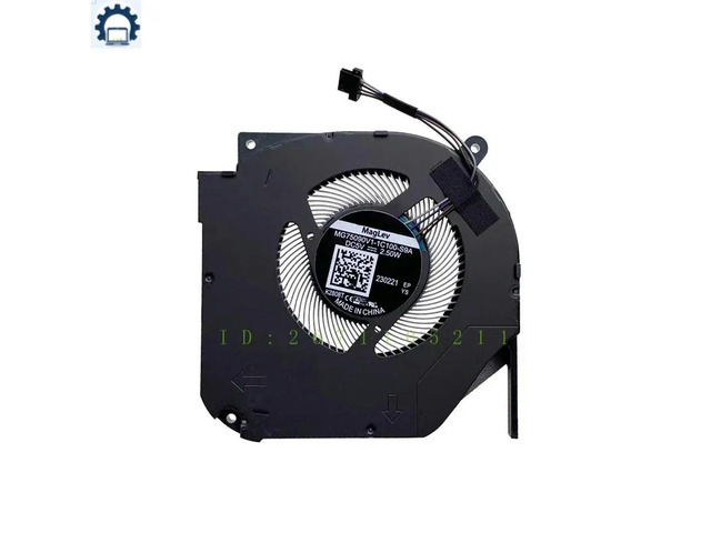 MG75090V1-1C100-S9A For Mechanical Revolution Jiaolong 7 Titanium Tantalum Plus Fan RTX30 Series CPU Cooling Fan