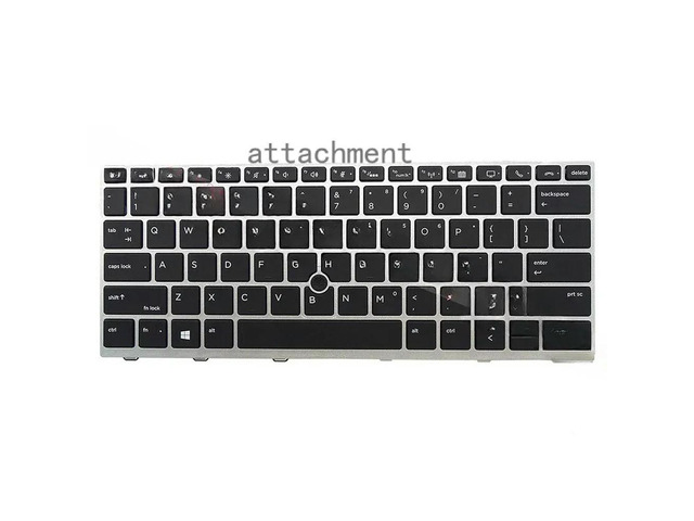 US Layout Laptop Keyboard Backlit for EliteBook 730 G7 G8 735 G7 G8 830 G7 G8 835 G7 G8 Black Without Frame