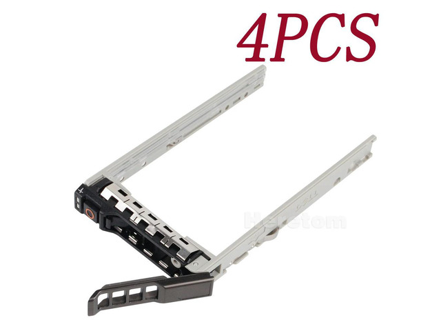 4PCS 8FKXC 2.5'' SAS SATA Server Tray Caddy for PowerEdge R730 R630 T640 T630 HARD DRIVE Bracket 8FKXC