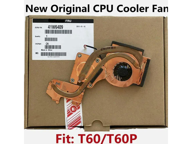 1pcs1pcsCPU Cooler Cooling For ThinkPad T60 T60P Heatsink Fan 41W6407 41V9932 41W6405 41W6409