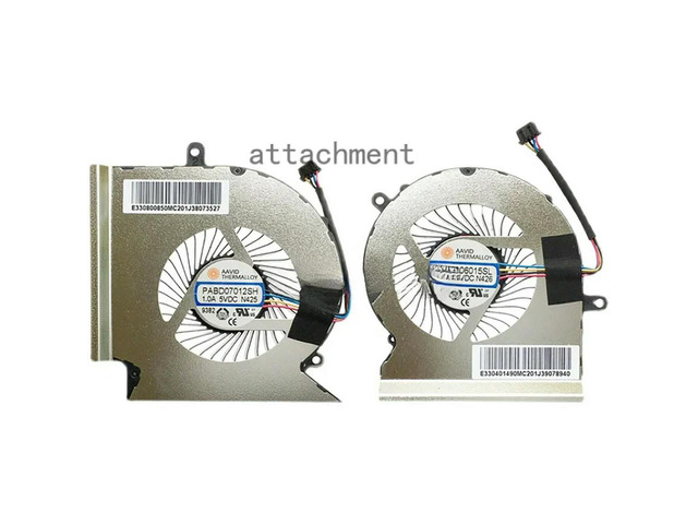 PAAD06015SL PABD07012SH N426 N425 For GL65 GE65 GP65 WE65 MS-16U7 CPU GPU COOLING FAN DC5V 0.55A 1.0A
