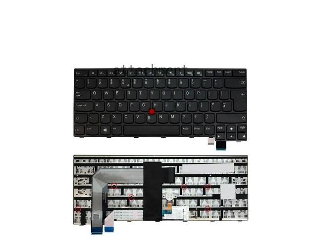 UK Layout Laptop Keyboard Backlit w/ Pointer for Thinkpad T460s T470s (Does not fit for T460 T460p T470 T470p)