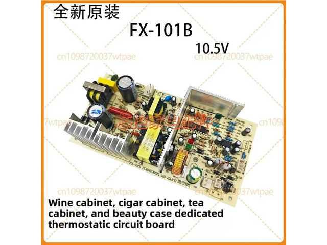 10.5V Cooling PCB Power Board Replacement Part FX101B for Fuxin Semiconductor Sample Cabinet Hotel MiniFridge Wine Cabinet