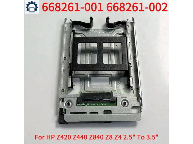 668261-001 668261-002 For Z420 Z440 Z840 Z8 Z4 Hard Drive SAS SATA SSD Drive Caddie 2.5' To 3.5' Adapter Bracket Fast Ship