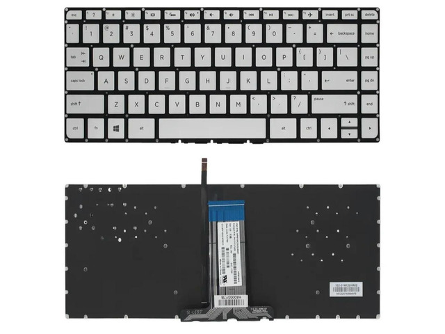 Silver US Backlit Keyboard For 14-j000 14-j100 Pavilion 13t-u000 x360