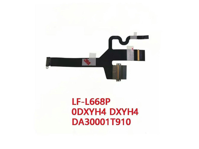 Genuine Laptop LCD OLED FPC Cable For XPS 15 9520 Precision 5570 HDO51 LF-L668P 0DXYH4 DXYH4 DA30001T910