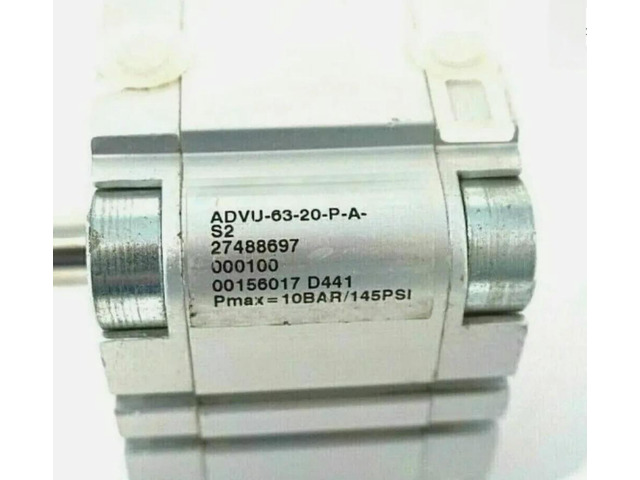 ADVU-63-20-P-A-S2 156377 ADVU-63-10-P-A-S2 ADVU-63-/15/20/25/30-P-A-S2 Compact cylinder Expedited shipping
