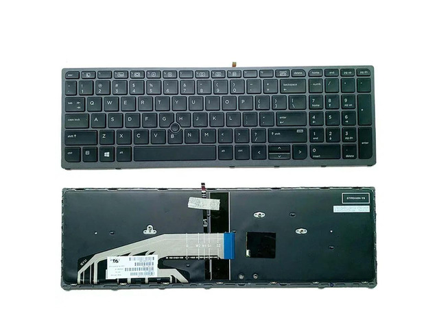 848311-001 FOR Zbook 15 17 G3 Laptop US English Backlit Keyboard