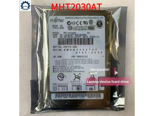 90% HDD For Fujitsu 30GB 2.5' IDE 2MB 4200RPM 9.5MM For Internal Hard Disk For Notebook HDD For MHT2030AT