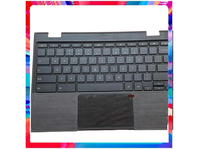 and for 100e Chromebook 2nd Gen AST Palmrest Upper Case US Keyboard KB Bezel 82CD 5CB0Z21474