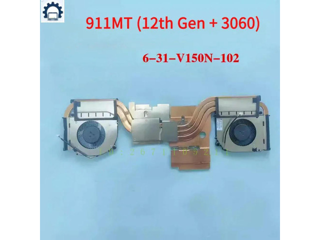 Laptop CPU Heatsink Cooling Fan For Machenike S15C RTX3060 Clevo V150PNP YingFan 6-31-V150N-102