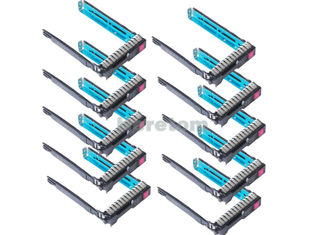 10PCS/LOT 651687-001 2.5' Hot-Swap SAS SATA Hard Disk Drive Caddy for DL388 DL380 DL360 G10 G9 G8 Gen10 Gen9 Gen8 server