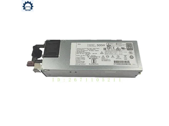 500W For DL380 G10 Gen10 500W Server Power Supply HSTNS-PL40-1 865398-001 866729-001 865399-201 865408-B21