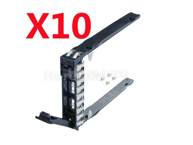 10PCS P22892 For SAS HDD Caddy Bracket For HPE ProLiant DL385 Gen10 Plus v2 Server 2.5INCH Hard Drive Tray Caddy P22892-002
