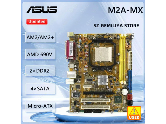 M2A-MX Motherboard Socket AM2 NF6100-430 2×DDR2 PCI-E 16X Micro ATX support Athlon 64 3500 3800 4000 X2 BE-2300