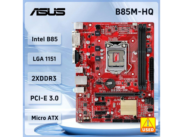 B85M-HQ Motherboard B85 LGA 1150 support 4150 4690 4570 4170 4130 4340 4460 4590 4770 cpu DDR3 16GB Micro ATX