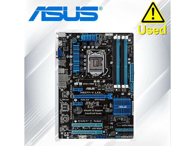 P8Z77-V LX2 P8Z77V LX Randomly Ships 2 Models Desktop Motherboard Z77 Socket LGA 1155 I3 I5 I7 DDR3 32G SATA3 USB3.0 ATX