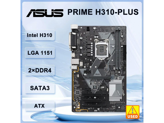 PRIME H310-PLUS Motherboard H310 LGA 1151 DDR4 32GB ATX support Core i3-8300 8600 9400F 9700F 9900K 8100 cpu