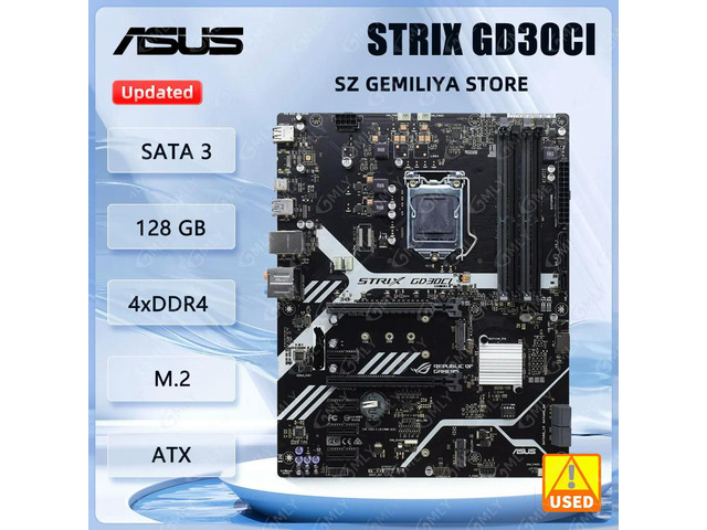 ROG STRIX GD30CI Motherboard LGA 1151 DDR4 3200MH 128GB M.2 support Core i7-7700 i5-6500 7600K i7-6700 CPU ATX Gaming
