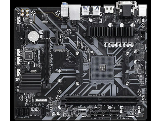 For B450M S2H motherboard B450 ddr4 CPU AM4 compatible Ryzen 9 5950X 9 5900X 7 5800X3D 5 5600X cpu HDMI Micro ATX