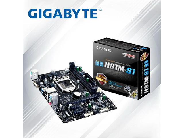 GA-H81M-S1 Desktop Motherboard H81 LGA 1150 i3 i5 i7 DDR3 16G