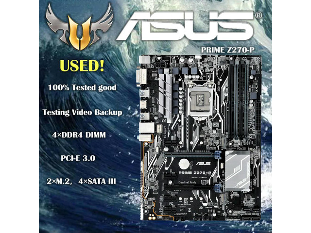 PRIME Z270-P motherboard LGA 1151 DDR4 USB3.1 64GB VGA HDMI