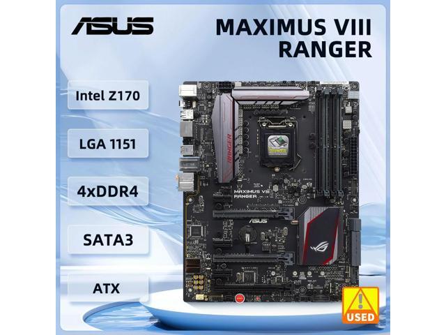 MAXIMUS VIII RANGER Motherboard Z270 LGA 1151 DDR4 64GB support Core i3-6300 7300 6500 7600 7700 G3930 cpu ATX
