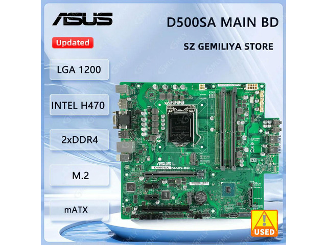 ExpertCenter D5 SFF D500SA MAIN BD H470 LGA 1200 DDR4 64GB M.2 support i3-10110U 10900K 10400/F cpu