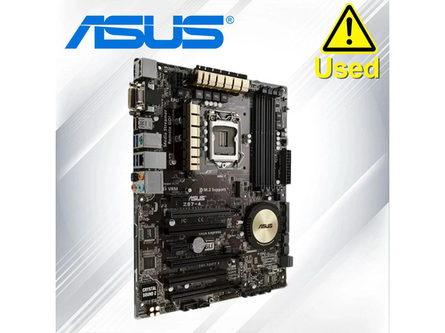 Z97-A Desktop Motherboard Z97 LGA 1150 For Core i7 i5 i3 DDR3 SATA3 USB3.0