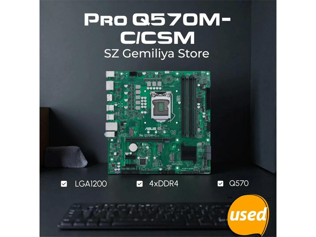 Pro Q570M-C/CSM Motherboard LGA1200 Q570 2XDP support i3-10100 11700 10105 cpu TPM 2.0 DDR4 128GB M.2 mATX BIOS COM