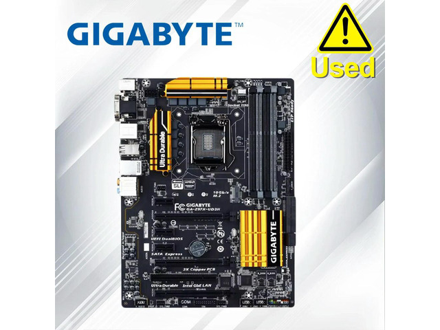 Z97X UD3H motherboard LGA1150 DDR3 32G VGA+DVI+HDMI ATX