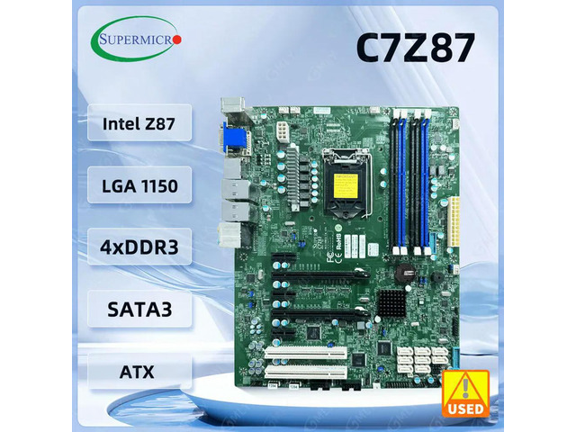 C7Z87 motherboard Z87 LGA 1150 DDR3 32GB support Core 4170 4370 4460 4670 4770 4790 cpu
