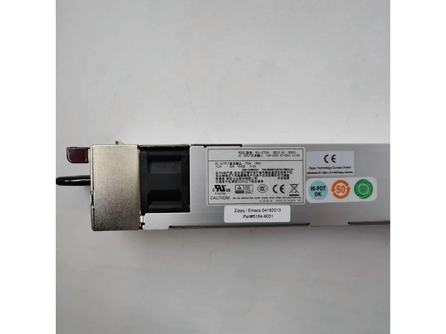 100% Test for Zippy/Emacs Power Supply for S7002 M1U-2750V BOOM1U075V-REV2.01 750W Work Good
