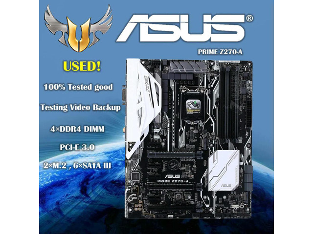 PRIME Z270-A motherboard LGA 1151 DDR4 USB3.1 64GB Z270 desktop motherboard