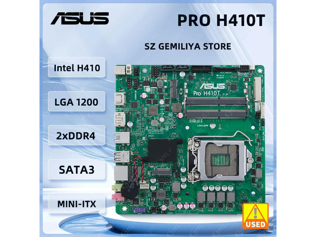PRO H410T Motherboard H410 Socket 1200 DDR464GB i3-10100 10300 10500 G640 10400T cpu Mini ITX