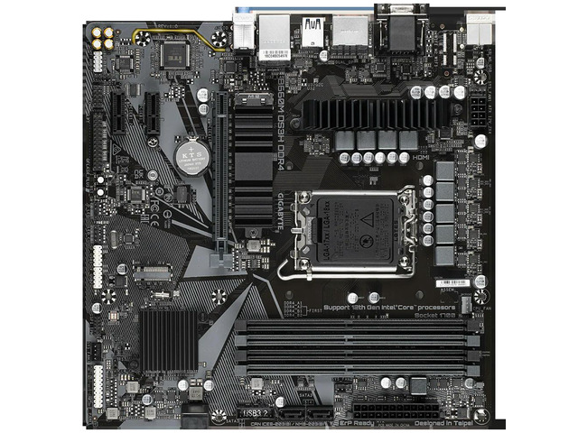 For B660M DS3H DDR4 Motherboard B660 LGA1700 DDR4 128 GB Micro ATX support 13900 12900 14700 14500 12400 cpu