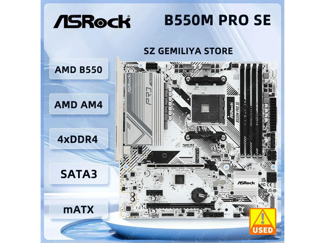 B550M PRO SE Motherboard AM4 PRO565 128GB DDR4 M.2 Micro ATX support Ryzen 5800 3400 3700 5600 5500 cpu