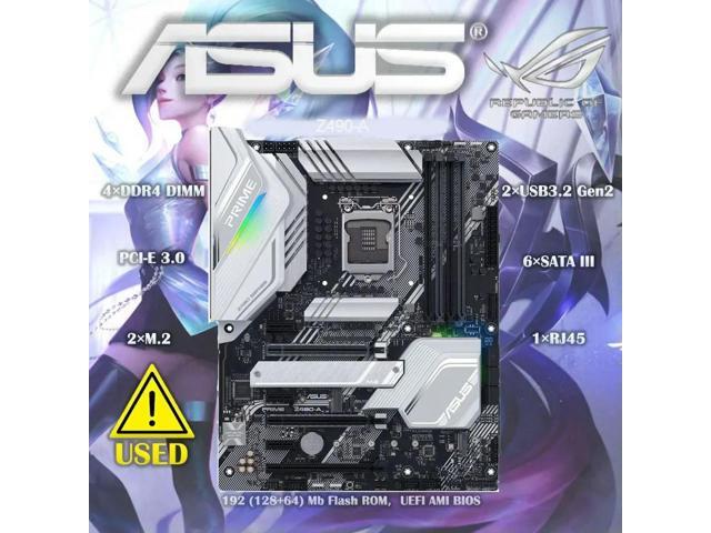 ROG STRIX Z490-A LGA 1200 (10th Gen) Z490 SATA 6Gb/s ATX Motherboard