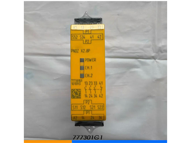 777301G1 For PILZ PNOZ X2.8P Safety Relay 24VAC/DC Power Supply 2.5W 5.5VA 3n/o 1n/c
