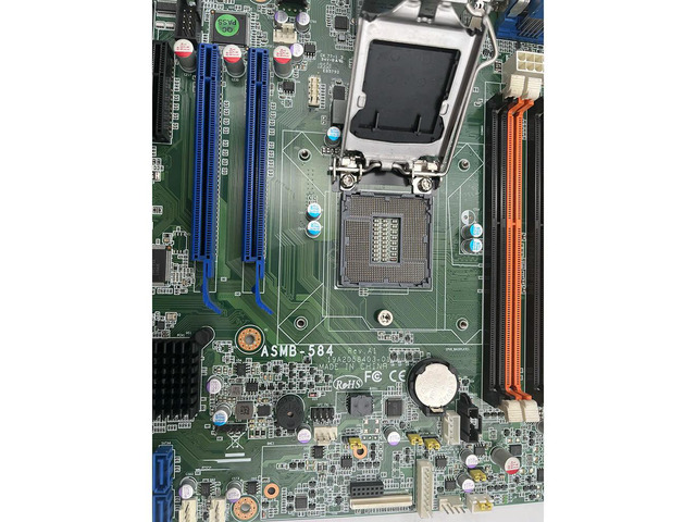 For Advantech Industrial Motherboard DDR3 32GB LGA 1150 E3 V3 Micro ATX PCIe x16 ASMB-584 ASMB-584G2 ASMB-584G2-00A1E