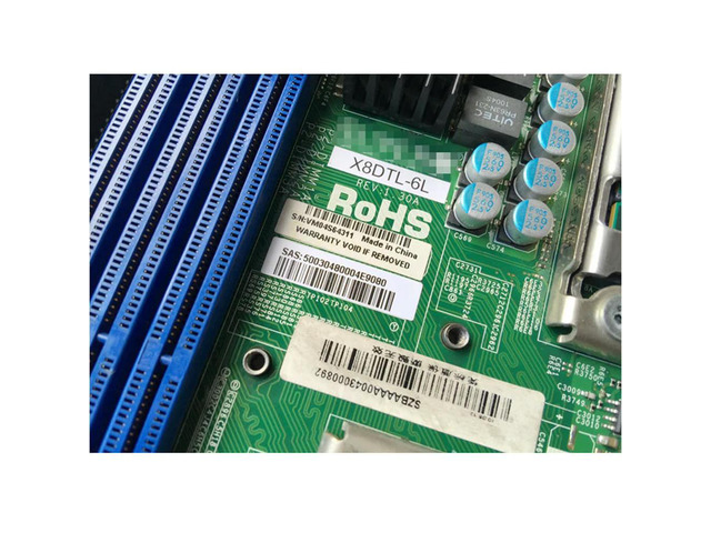 Workstation Motherboard For X8DTL-6L 6GB SAS LGA1366 Game Hang Up Fully Tested Good Hot